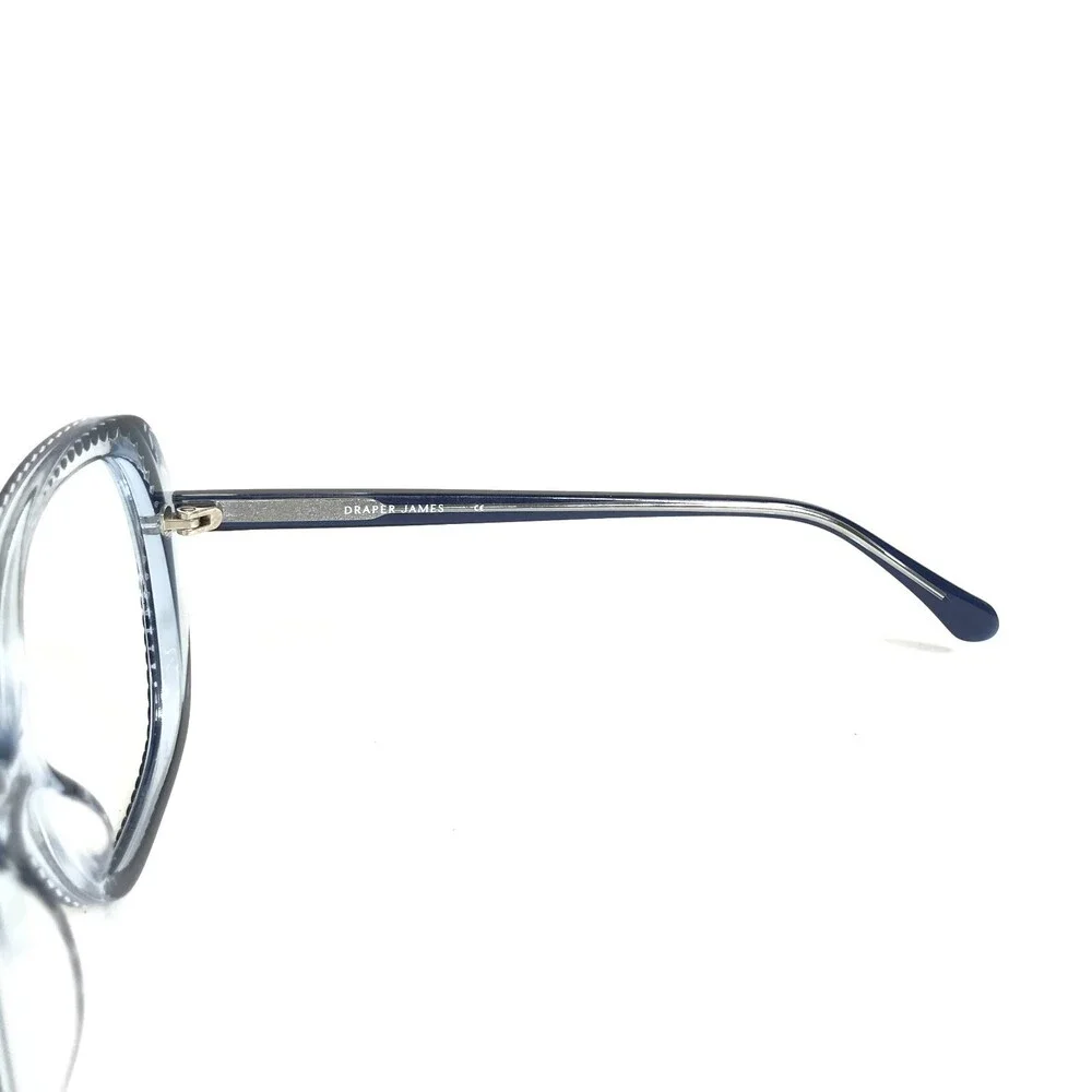 Draper James Eyeglasses Frames DJ7032 424 BLUE Clear Square Oversized 56-18-140